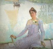 Portrait of Anna de Weert (nn02) Emile Claus